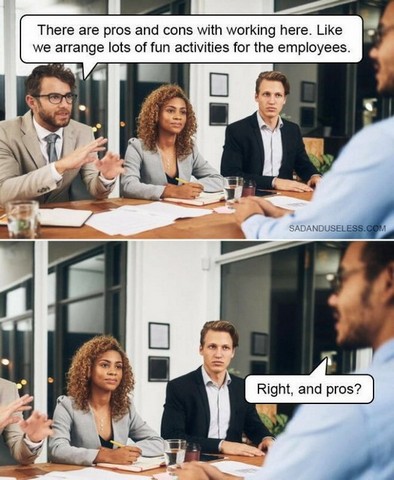 Mistake Jobinterview | HSH+S